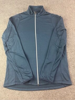Galvin Green Mens Polyester Blend Full Zip Golf Sweatshirt Size L Bue